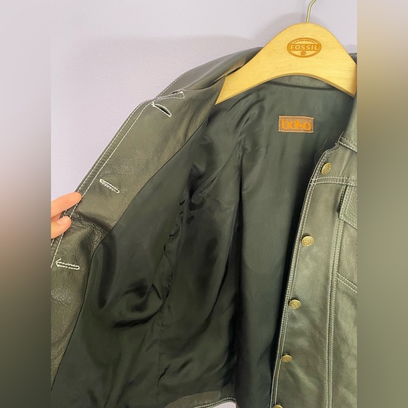 bolsa monogram L leather jacket - Picture 8 of 8